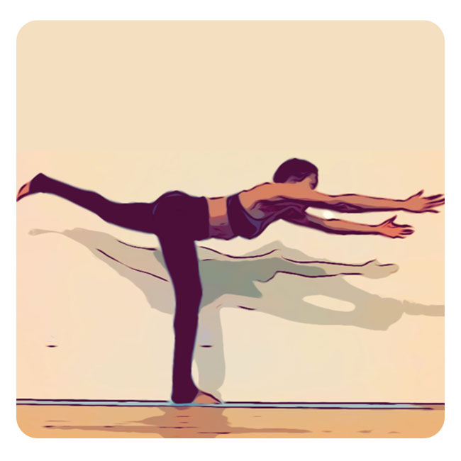 yoga pose: warrior 3